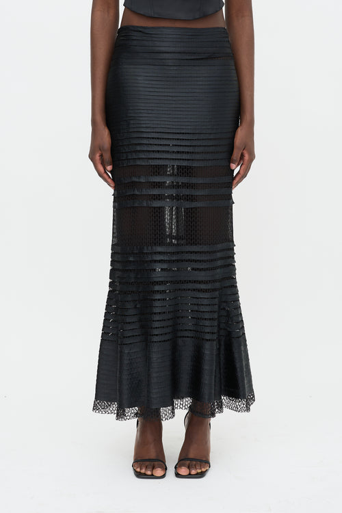 Tom Ford Ribbon Crochet Maxi Skirt