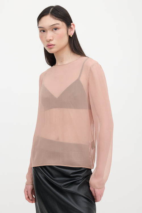 Tom Ford Silk Chiffon Top