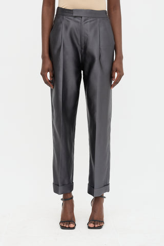 Tom Ford Silk Pleated Trouser