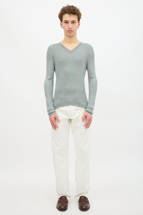 Tom Ford Silk V-Neck Sweater