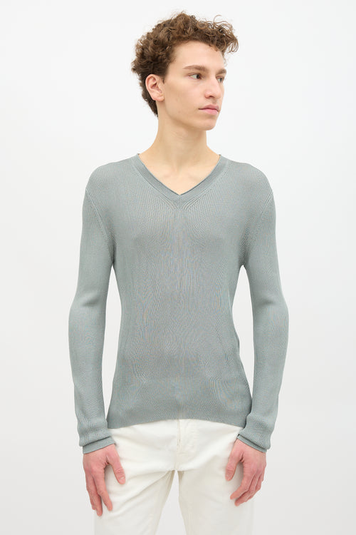 Tom Ford Silk V-Neck Sweater