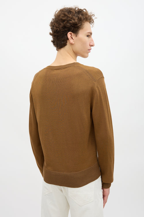 Tom Ford Silk & Wool V-Neck Sweater
