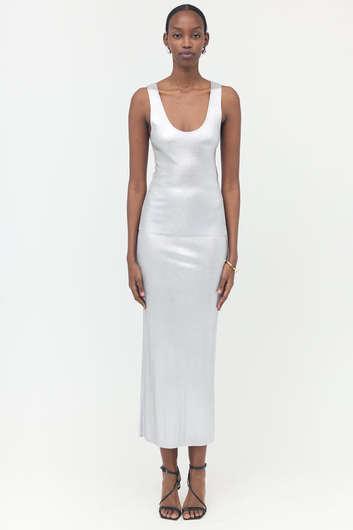 Tom Ford Metallic Coated Knit Set