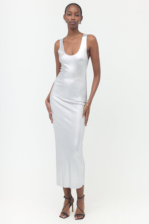 Tom Ford Metallic Coated Knit Set
