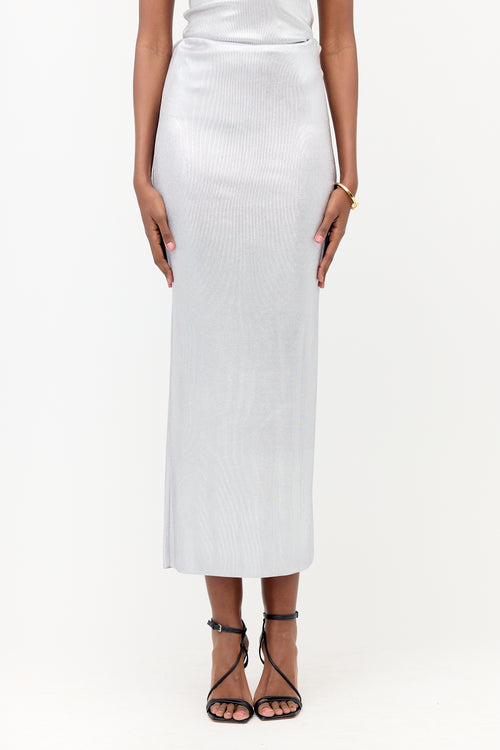 Tom Ford Metallic Coated Knit Set