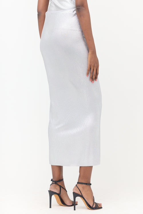 Tom Ford Metallic Coated Knit Set