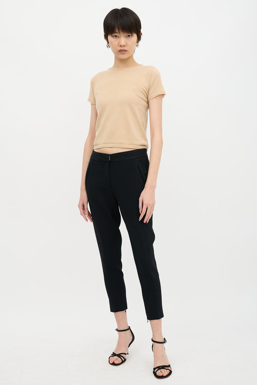 Tom Ford Tapered Leg Cropped Trouser
