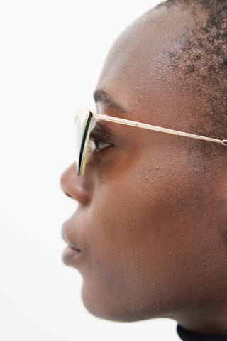 Tom Ford Yellow & Black TF349 Cateye Sunglasses