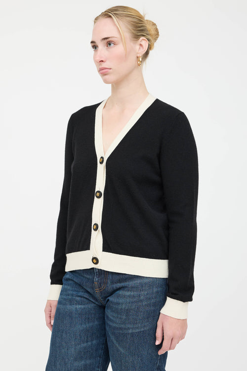 Tory Burch Cashmere Button Cardigan