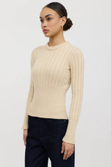 Tory Burch Cashmere Knit Logo Sweater