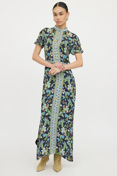 Tory BurchPatterned Short Sleeve Dress