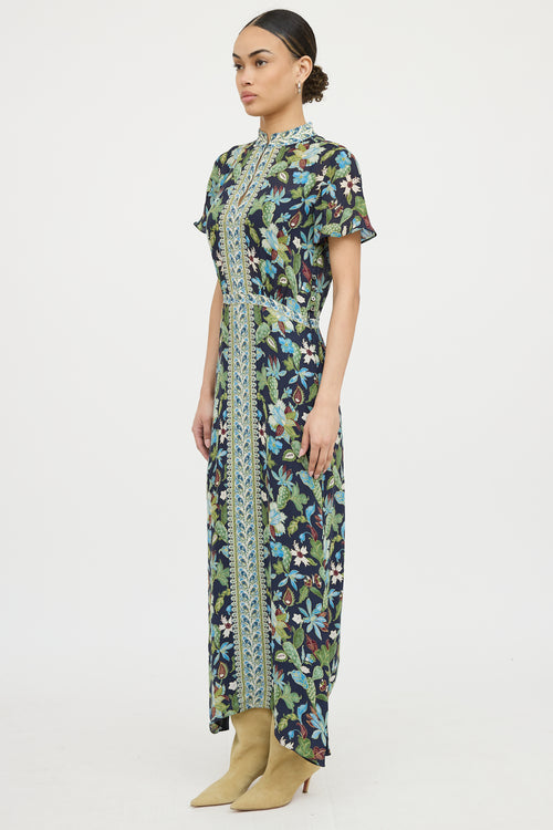 Tory BurchPatterned Short Sleeve Dress