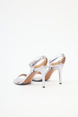 Tory Burch Metallic Leather Elana Sandal