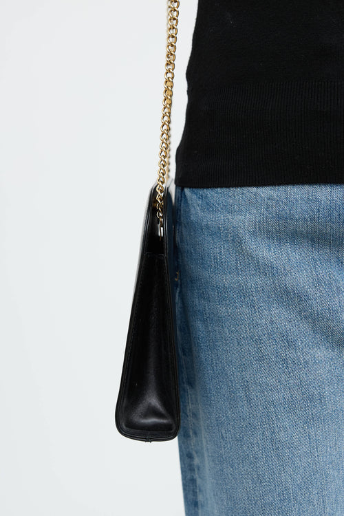 Ferragamo Diana Chain Clutch Bag