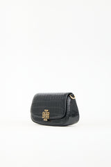 Tory Burch Embossed Leather Britten Bag