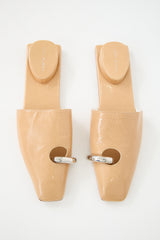 Tory Burch Patent Leather Pierced Mule