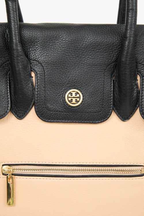 Tory Burch Leather Classic Edye Tote Bag