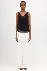 Toteme Silk Chiffon Slip Top
