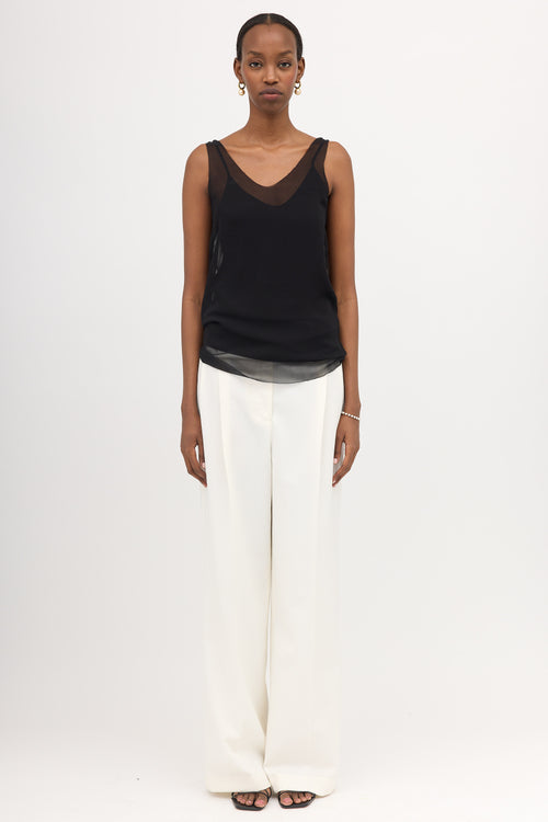 Toteme Silk Chiffon Slip Top