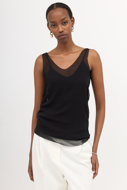 Toteme Silk Chiffon Slip Top