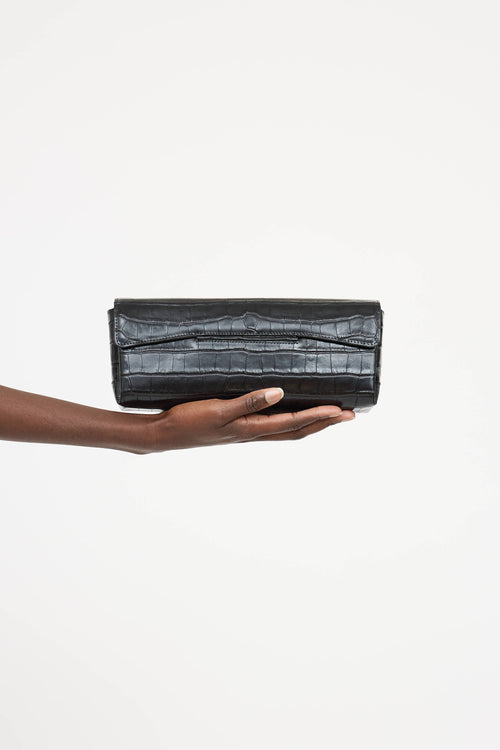 TotemeEmbossed Leather Soft T-Clutch