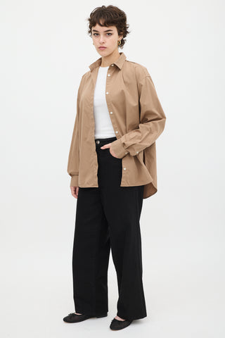 Toteme Black Flair Wide Leg Jean
