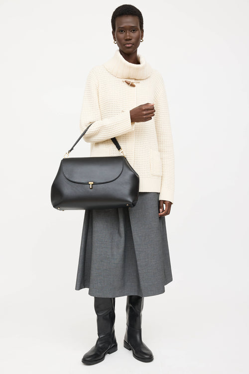 Toteme Leather T-Lock Bag