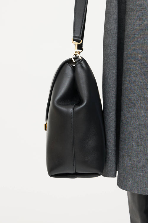 Toteme Leather T-Lock Bag