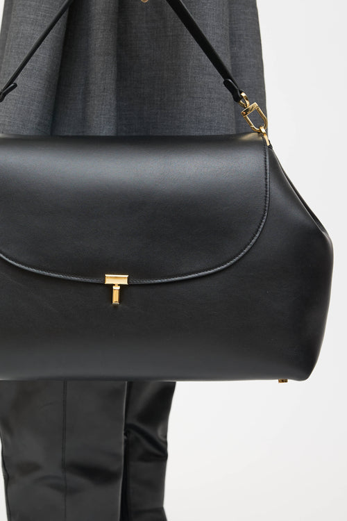 Toteme Leather T-Lock Bag