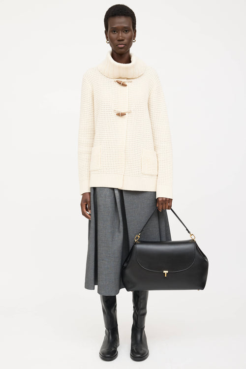 Toteme Leather T-Lock Bag