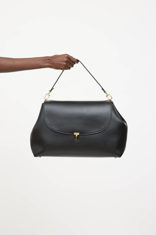 Toteme Leather T-Lock Bag