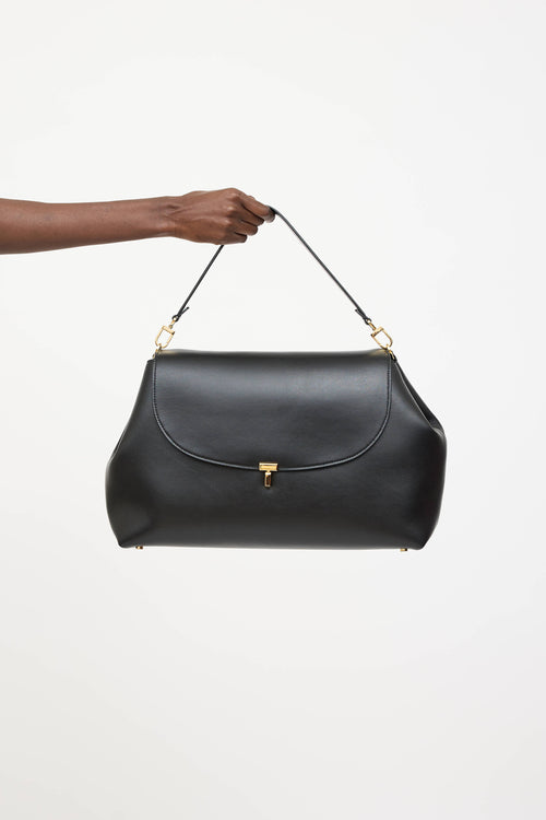 Toteme Leather T-Lock Bag