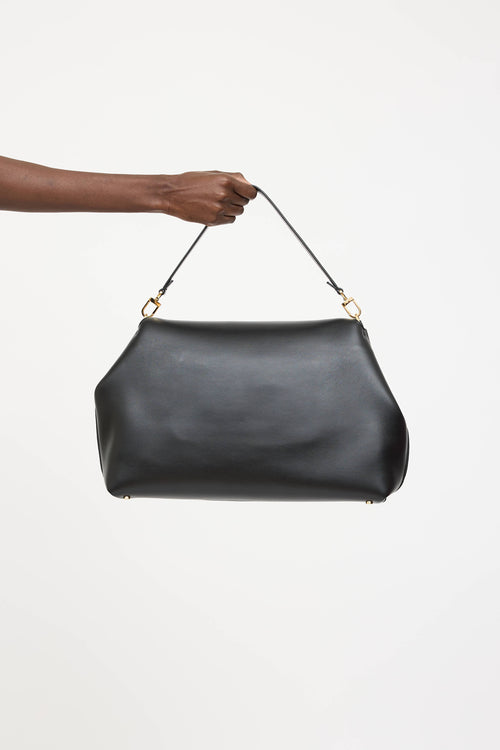 Toteme Leather T-Lock Bag