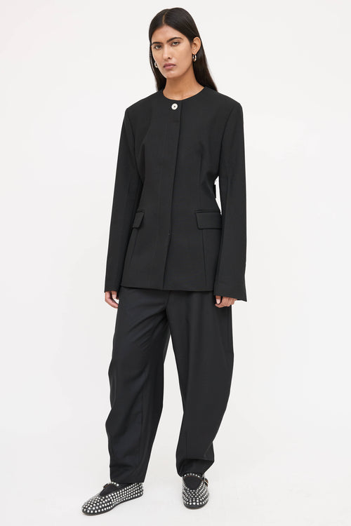 Toteme Collarless Cinched  Blazer