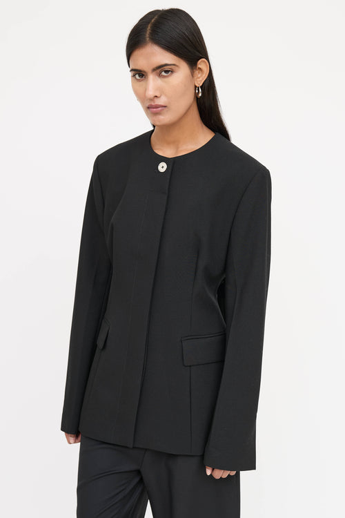 Toteme Collarless Cinched  Blazer