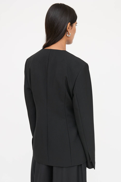 Toteme Collarless Cinched  Blazer