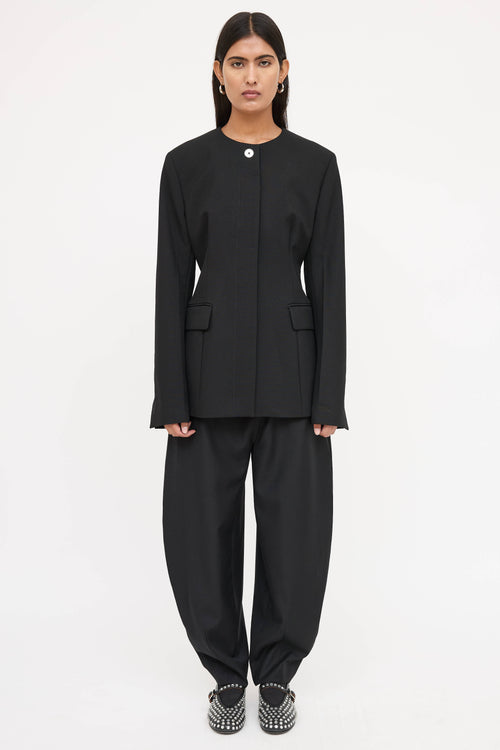 Toteme Collarless Cinched  Blazer