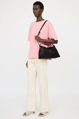 Toteme Suede Shoulder Bag