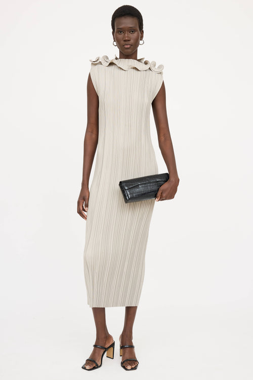 TotemeEmbossed Leather Soft T-Clutch