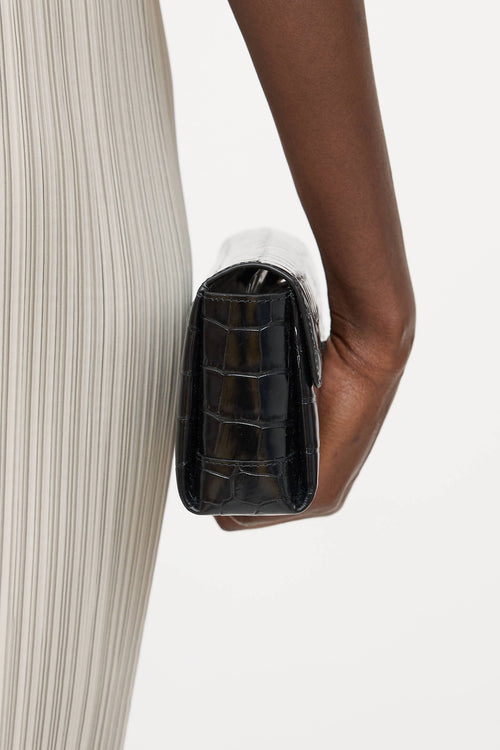 TotemeEmbossed Leather Soft T-Clutch