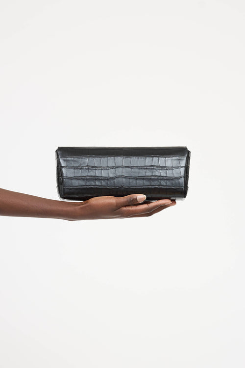 TotemeEmbossed Leather Soft T-Clutch