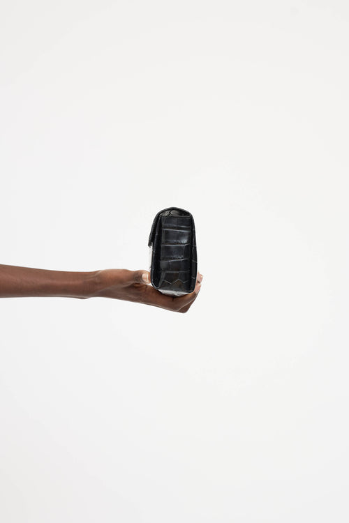 TotemeEmbossed Leather Soft T-Clutch