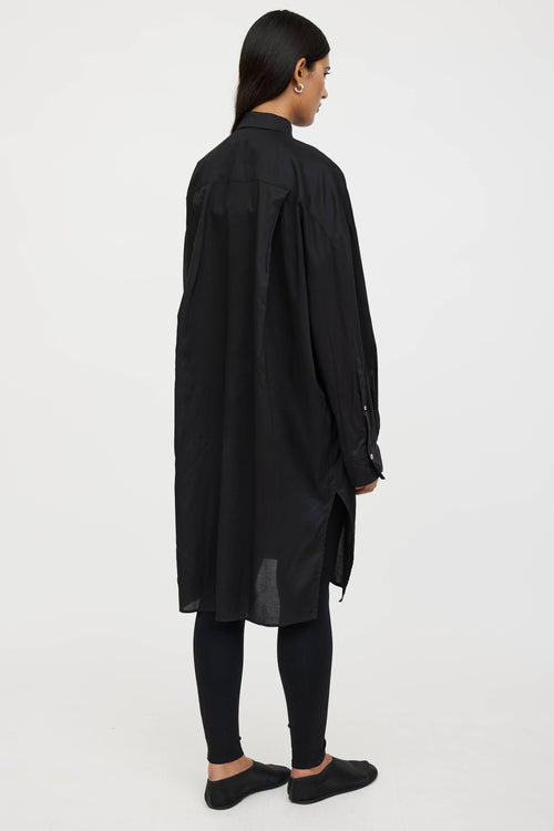 Toteme Sheer Shirt Dress