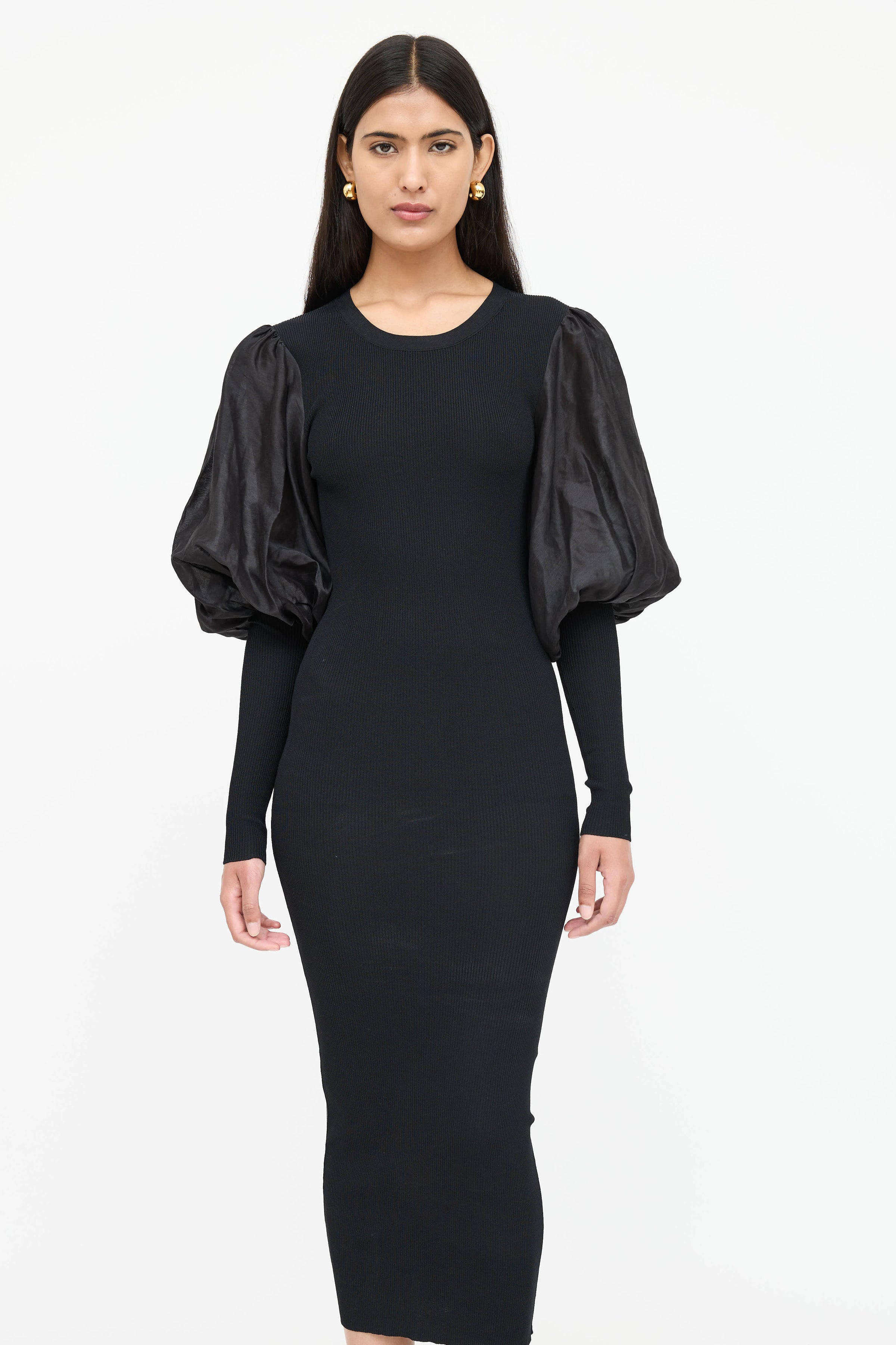toteme rib dress Toteme, Ribbed-knit maxi dress, Women, Beige, M, Dresses, Materialmix