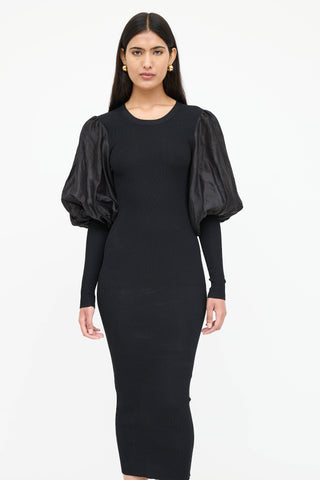 Toteme Ribbed Puffed Vignola Dress