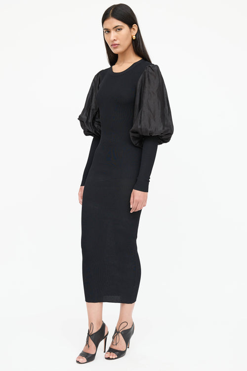 Toteme Ribbed Puffed Vignola Dress