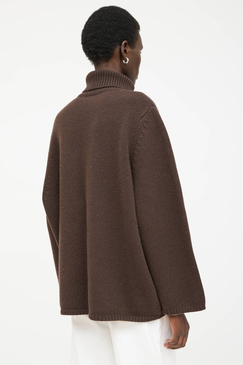 Toteme Wool Knit Turtleneck Sweater