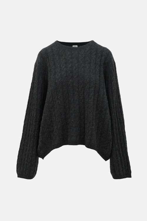 Toteme Cashmere Cable Knit Sweater