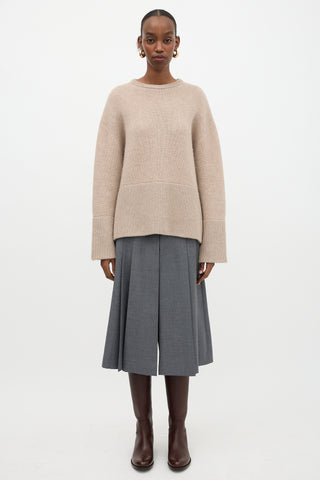 Toteme Cashmere Double Sided Knit Sweater