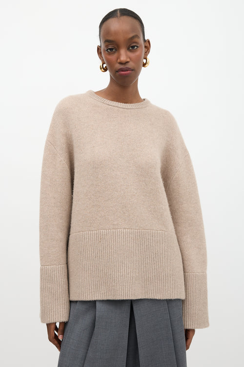 Toteme Cashmere Double Sided Knit Sweater